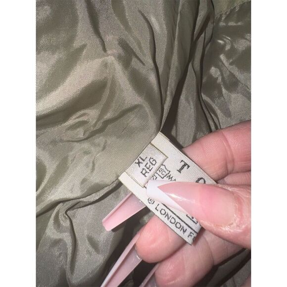 Towne by London Fog Men's XL Tan Vintage Casual Jacket Mid-Length - Picture 14 of 16